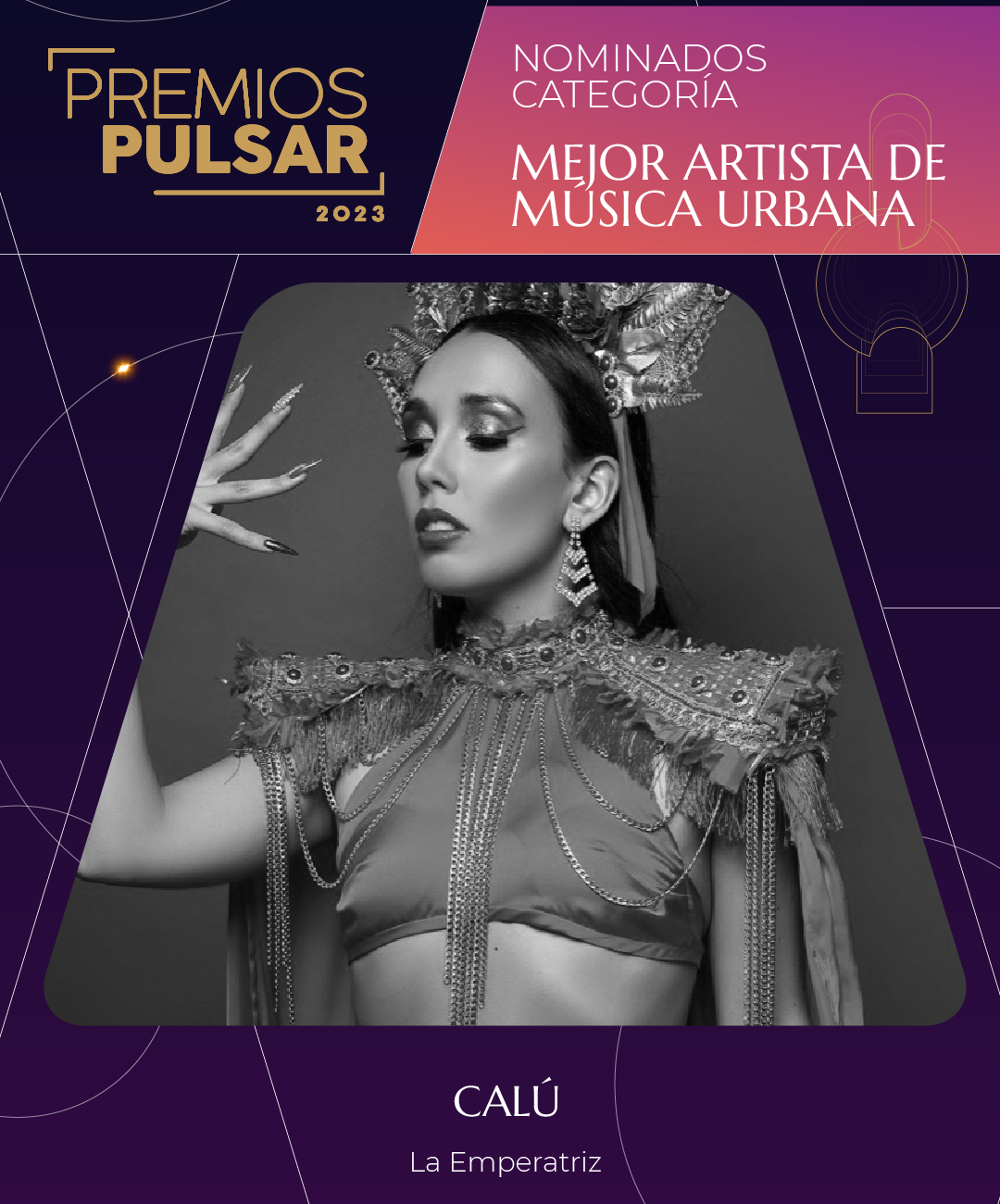 Calú es nominada a Mejor Artista Urbana en Premios Pulsar por 